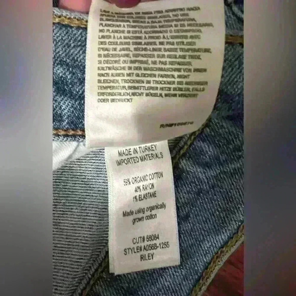 AGOLDE Riley High Rise Straight Jean in Blitz - Picture 9 of 13